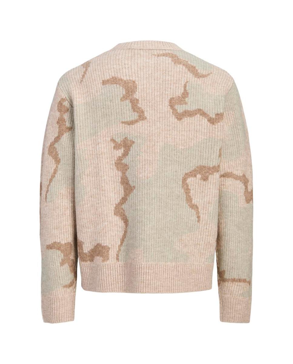Jersey de hombre de punto con estampado camuflaje y cuello redondo - Jack & Jones - Estampado Estampado-5