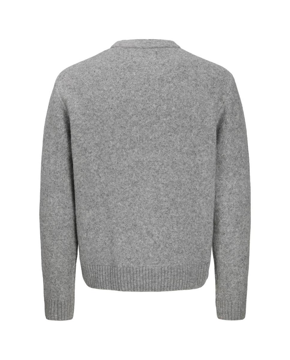 Imagen 2 de Jersey de hombre punto jacquard con cuello redondo - Jack & Jones - Gris Gris