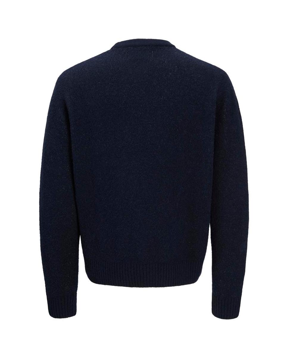 Imagen 2 de Jersey de hombre punto jacquard con cuello redondo - Jack & Jones - Azul marino Azul marino