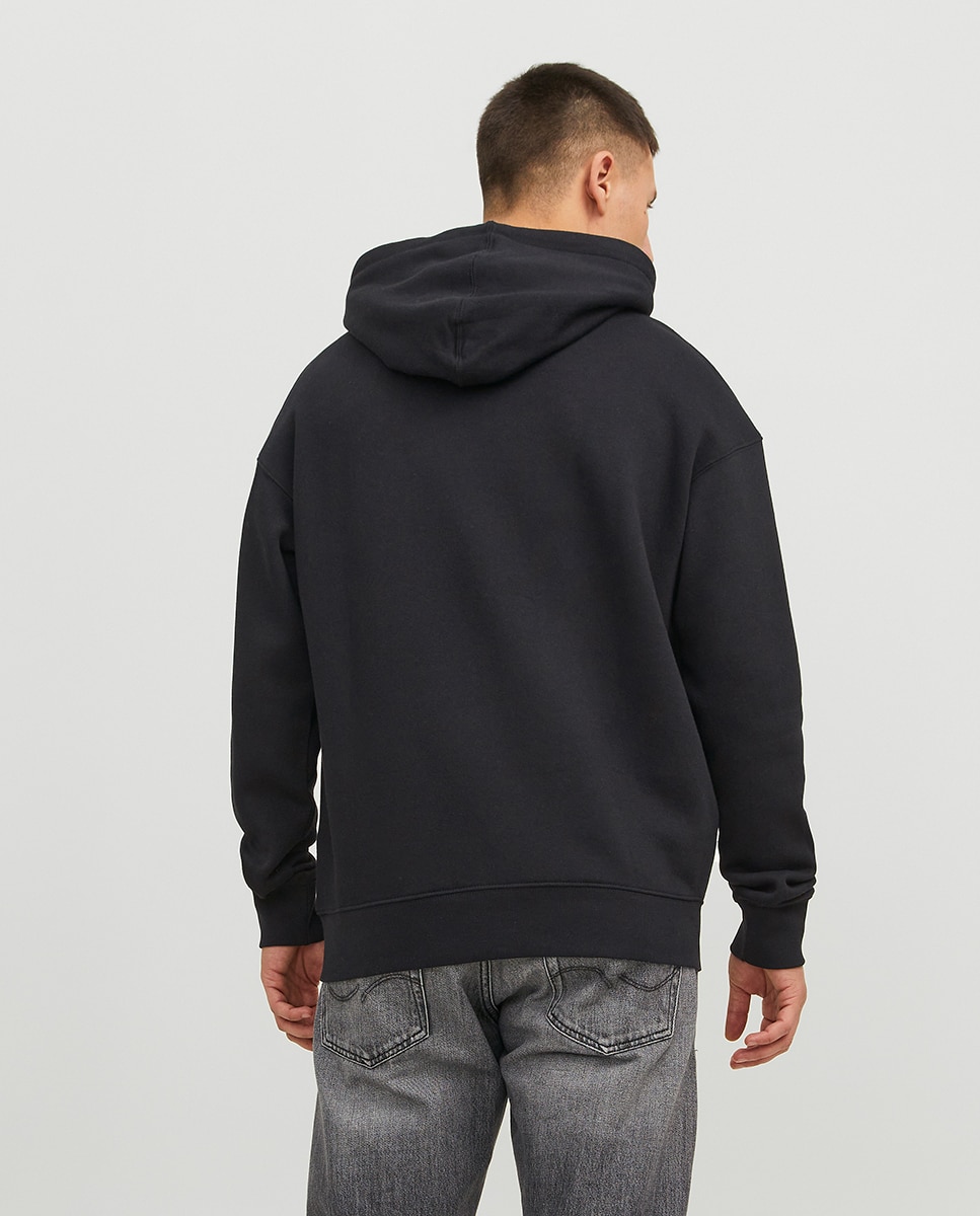 Sudadera con capucha de hombre - Jack & Jones - Negro Negro-2