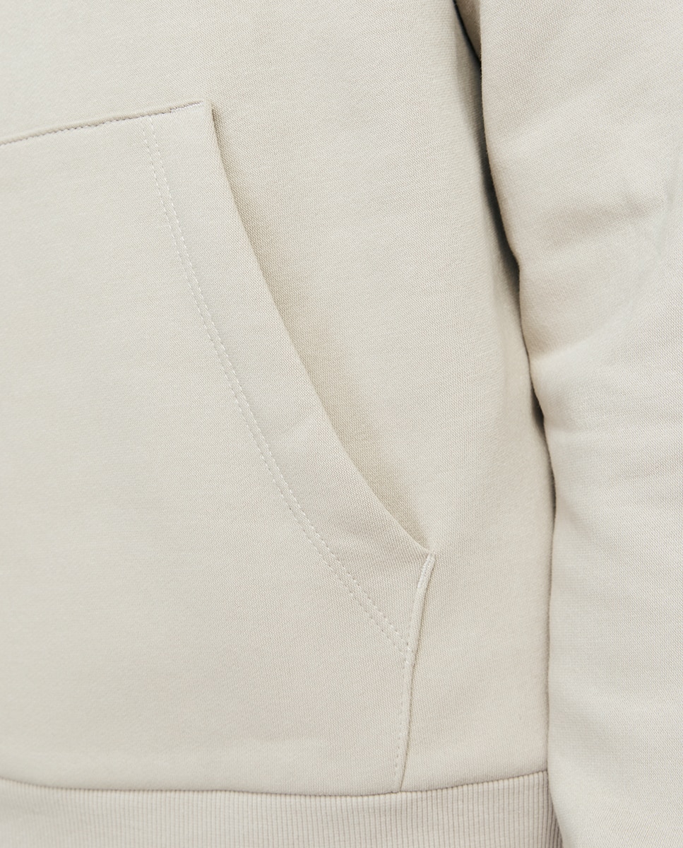 Sweatshirt de homem azul com capuz Azul-4