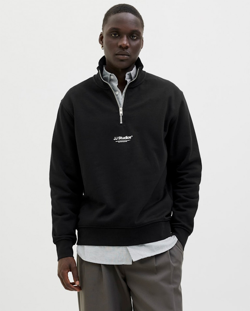 Imagem 0 de Sweatshirt com Meio Fecho de Correr para Homem