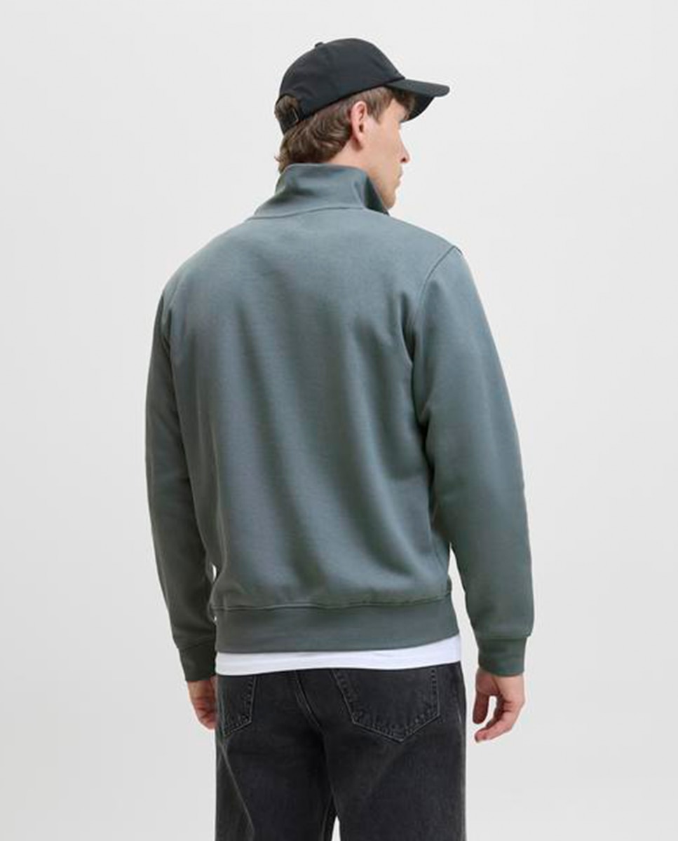 Sudadera de hombre sin capucha con cierre - Jack & Jones - Azul Azul-2