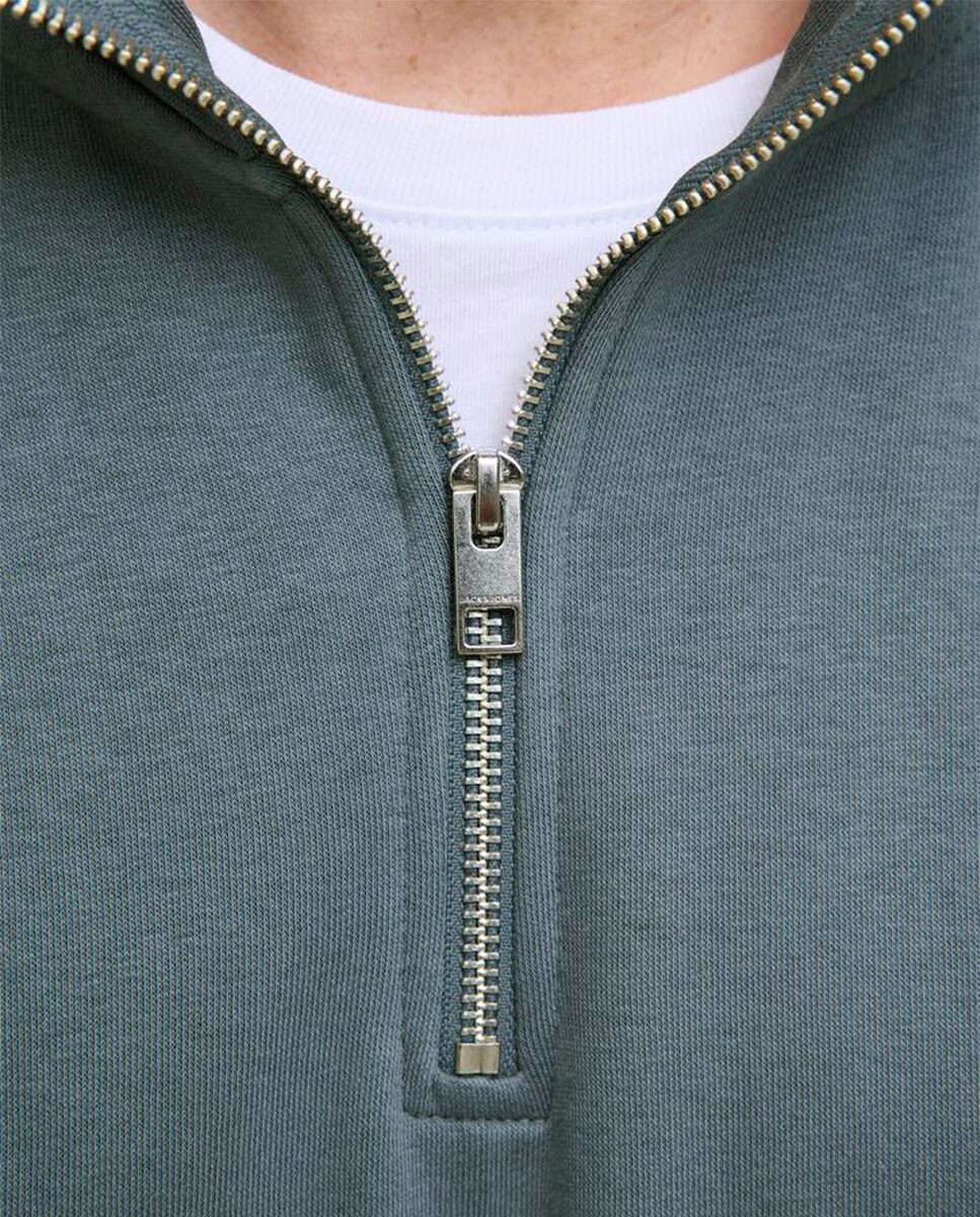 Sudadera de hombre sin capucha con cierre - Jack & Jones - Azul Azul-5