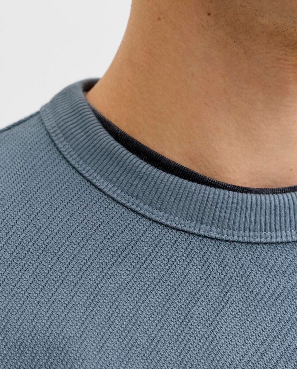 Sudadera de hombre sin capucha lisa - Jack & Jones - Azul Azul-4