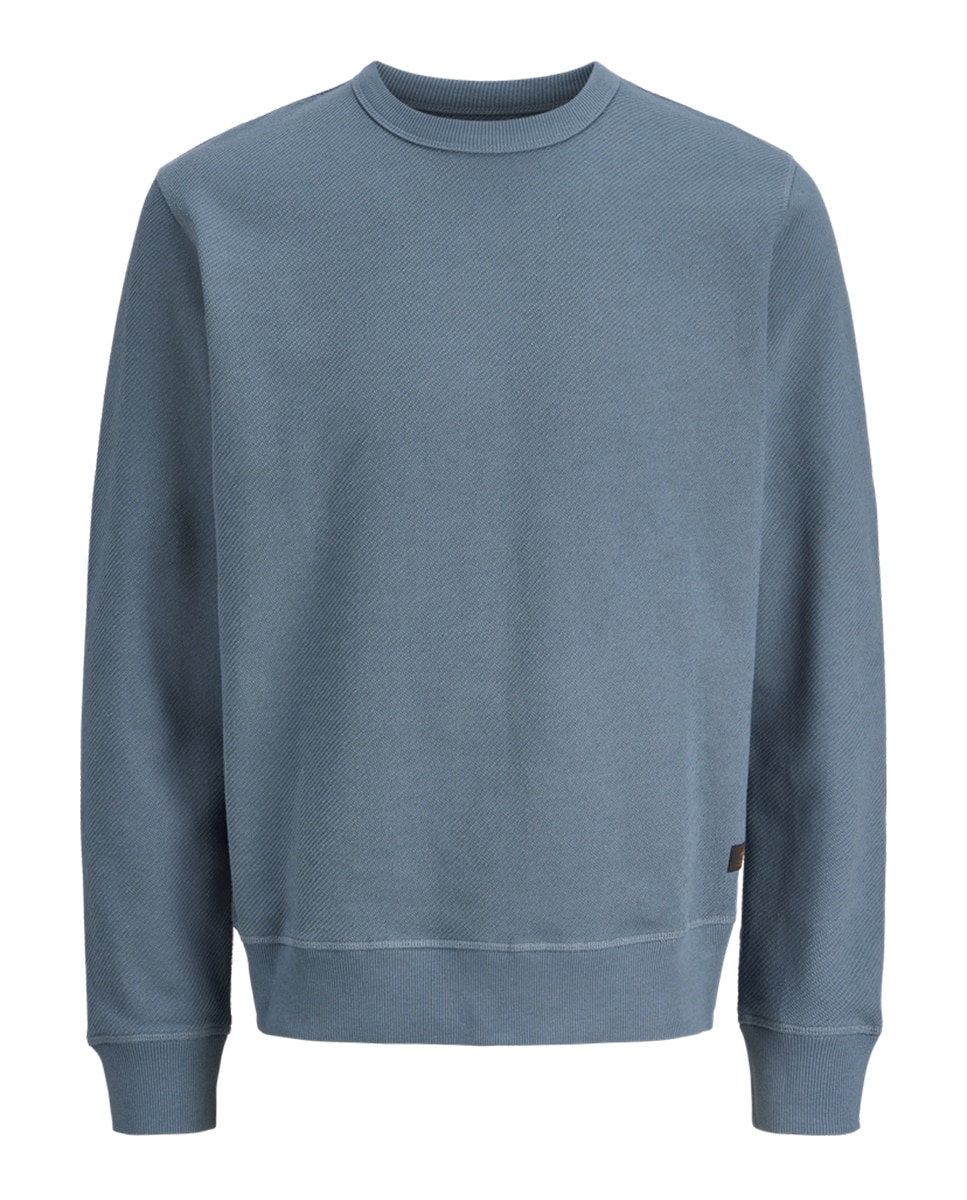 Sudadera de hombre sin capucha lisa - Jack & Jones - Azul Azul-6