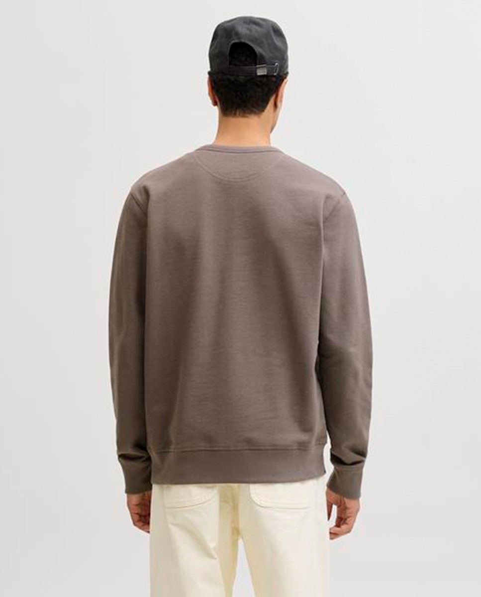 Sweatshirt Lisa sem Capuz Castanho-escuro-2