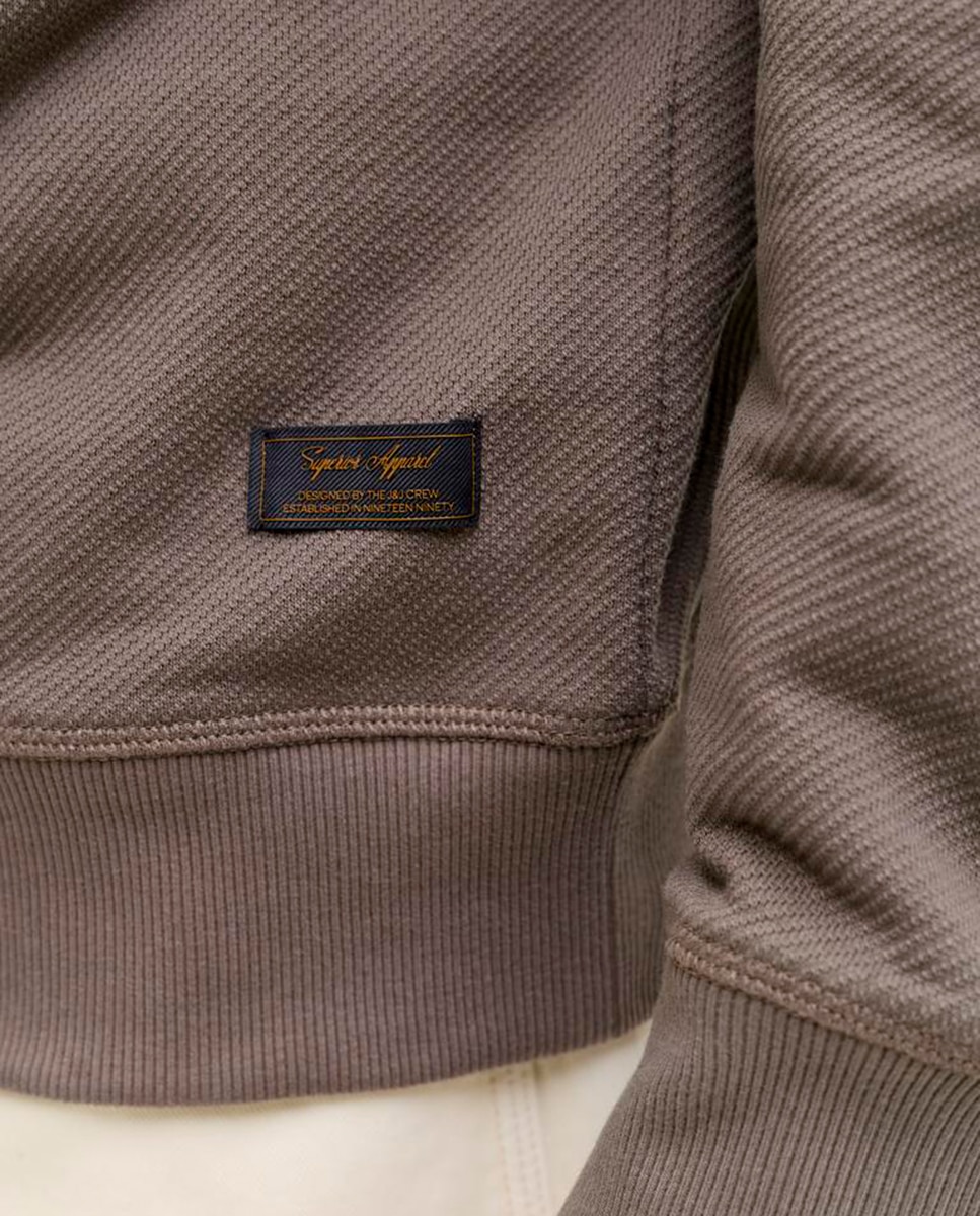 Sweatshirt Lisa sem Capuz Castanho-escuro-4