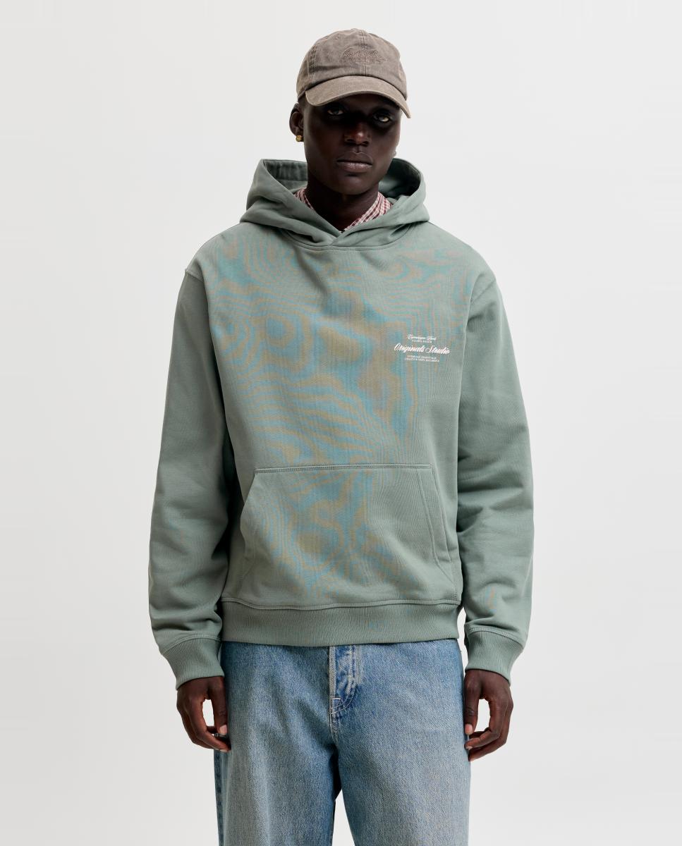 Imagem 0 de Sweatshirt com Capuz e Estampado Traseiro
