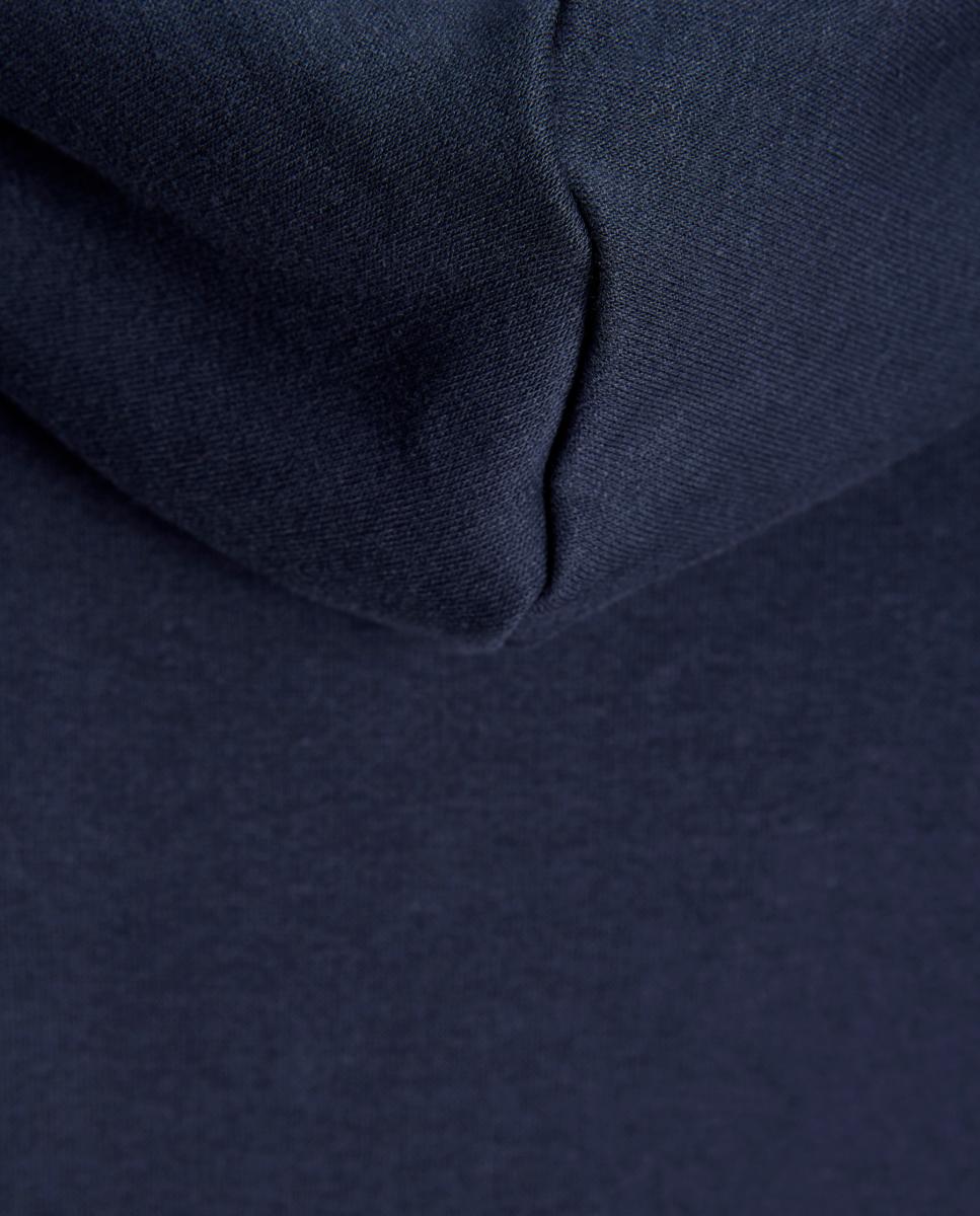 Sudadera de hombre con capucha y print frontal - Jack & Jones - Azul Azul-5