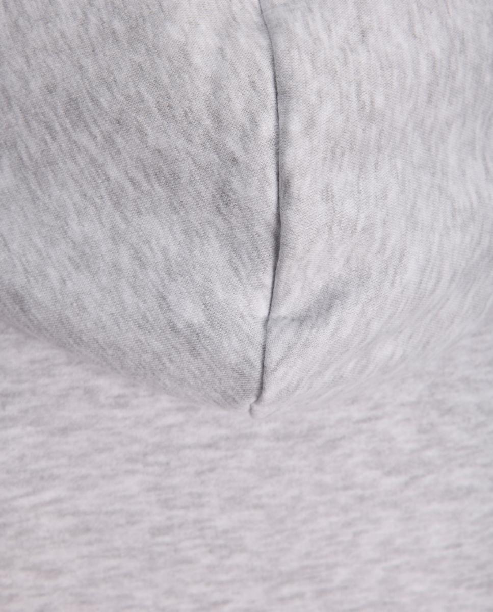 Sudadera de hombre con capucha y print frontal - Jack & Jones - Gris Gris-5