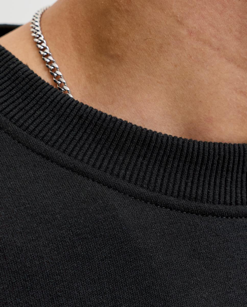 Sudadera de hombre con cuello redondo - Jack & Jones - Negro Negro-5