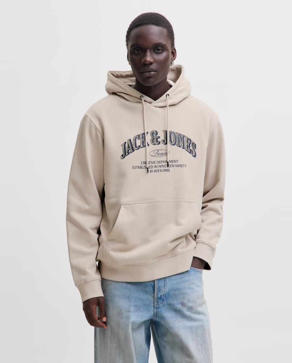 Imagem 0 de Sweatshirt com Capuz e Estampado à Frente