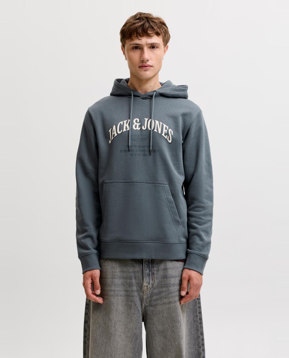 Imagem 0 de Sweatshirt com Capuz e Estampado à Frente