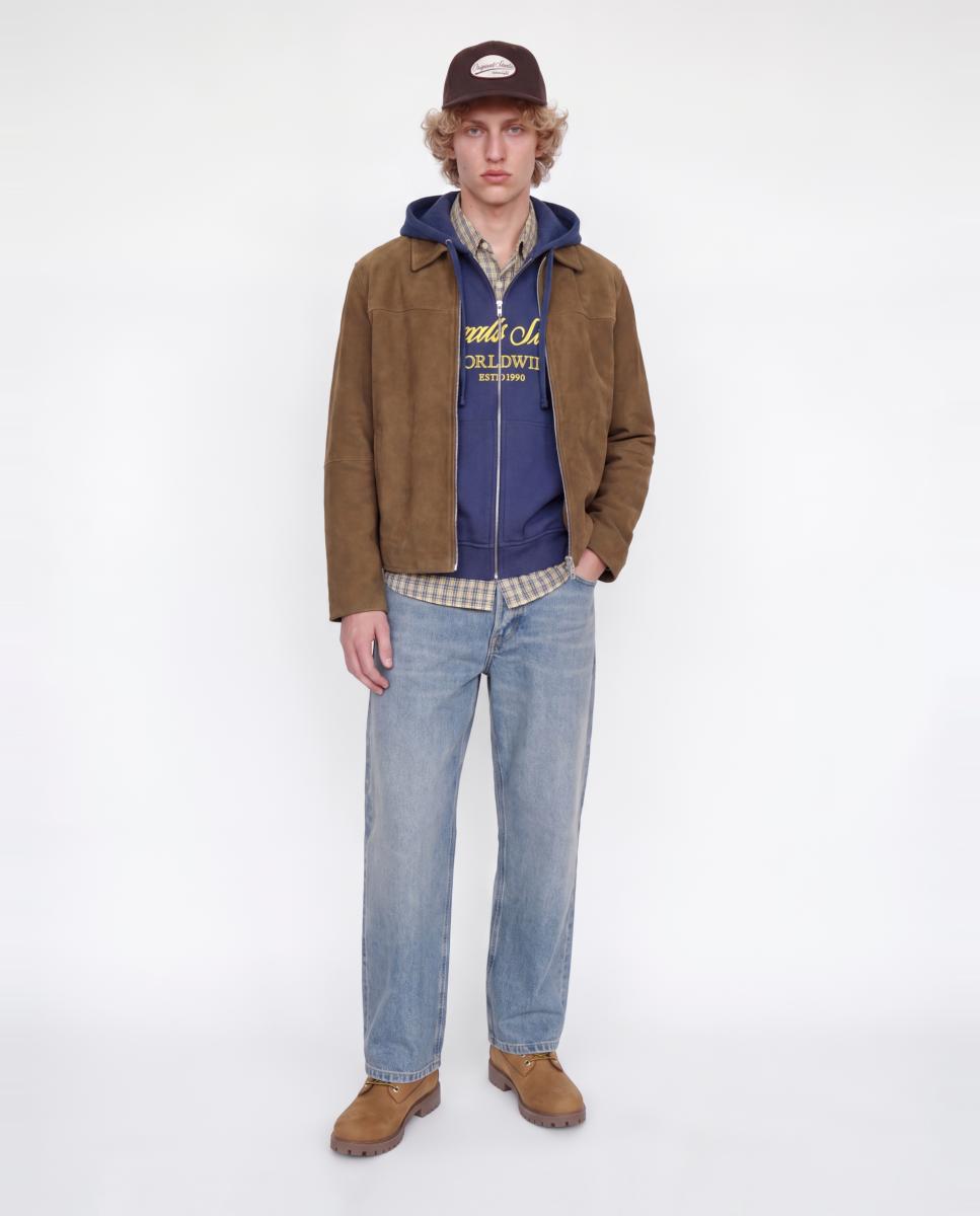 Sudadera de hombre con cremallera y capucha - Jack & Jones - Azul Azul-7
