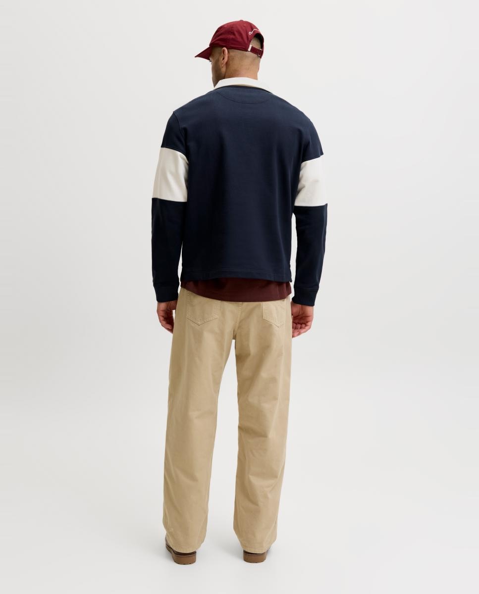 Polo de hombre de manga larga - Jack & Jones - Azul Azul-2
