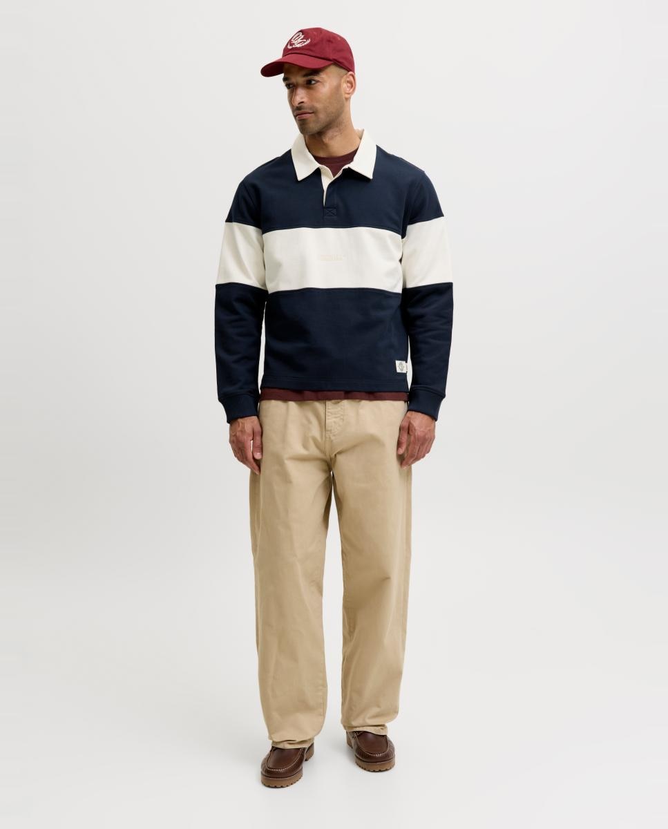 Polo de hombre de manga larga - Jack & Jones - Azul Azul-8