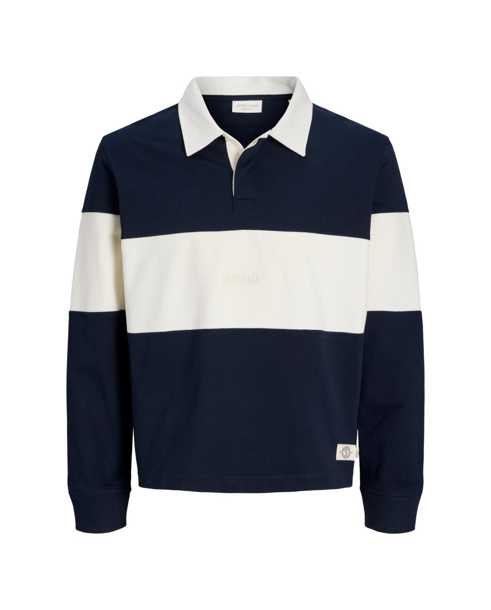 Polo de hombre de manga larga - Jack & Jones - Azul Azul-6