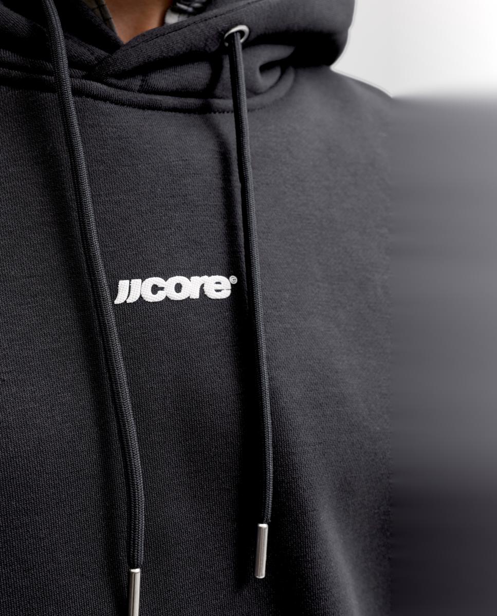 Imagen 5 de Sudadera de hombre con capucha y bolsillo - Jack & Jones - Negro Negro