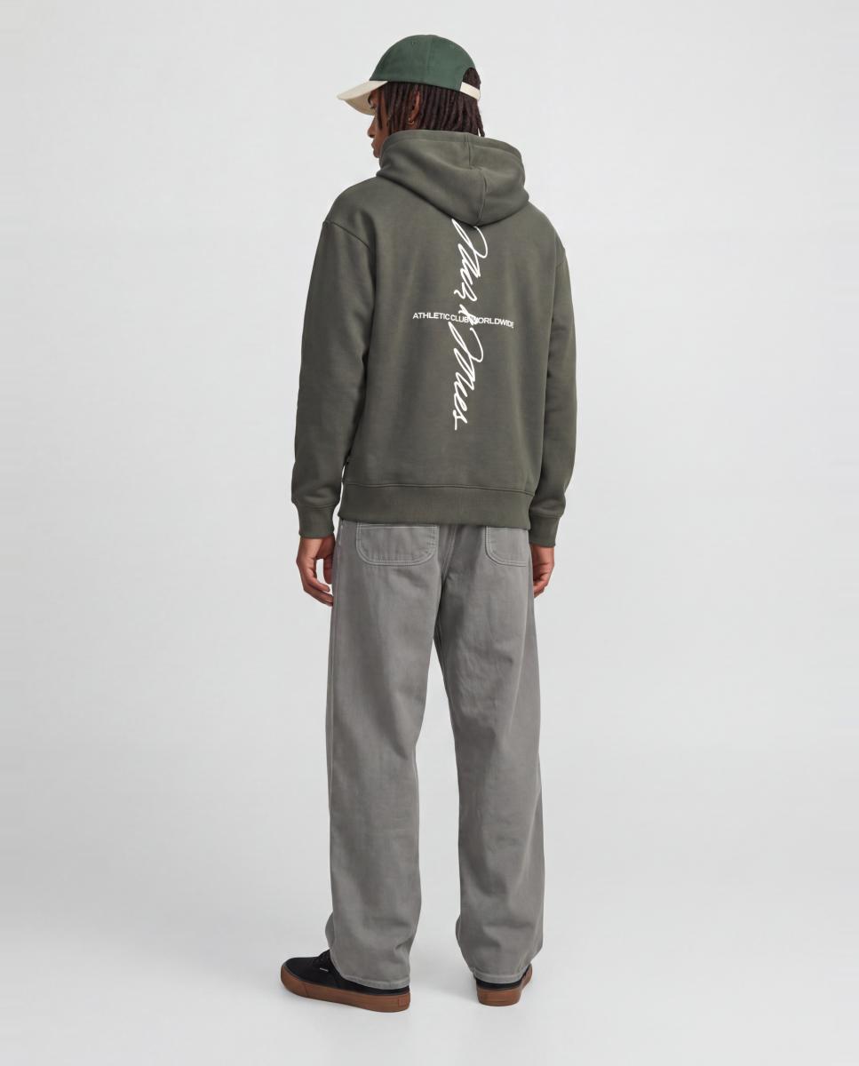 Imagen 2 de Sudadera de hombre con capucha y bolsillo - Jack & Jones - Verde Verde