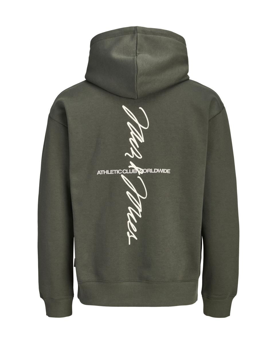 Imagen 6 de Sudadera de hombre con capucha y bolsillo - Jack & Jones - Verde Verde