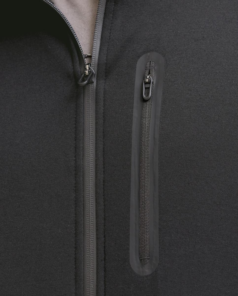 Sudadera de hombre con cremallera y capucha - Jack & Jones - Negro Negro-4