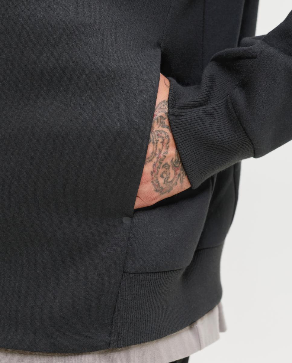 Sudadera de hombre con cremallera y capucha - Jack & Jones - Negro Negro-5