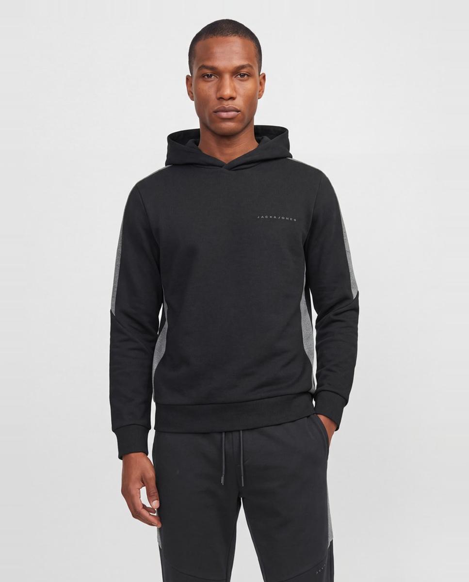Imagen 0 de Sudadera de hombre con capucha Negro