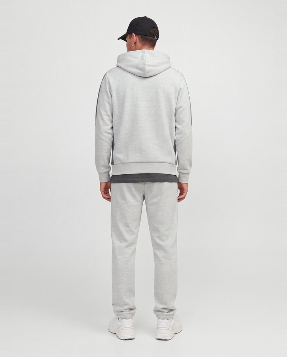 Sudadera de hombre con capucha - Jack & Jones - Gris claro Gris claro-2