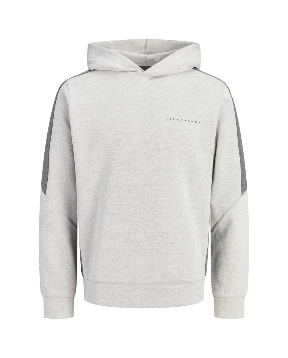 Sudadera de hombre con capucha - Jack & Jones - Gris claro Gris claro-5