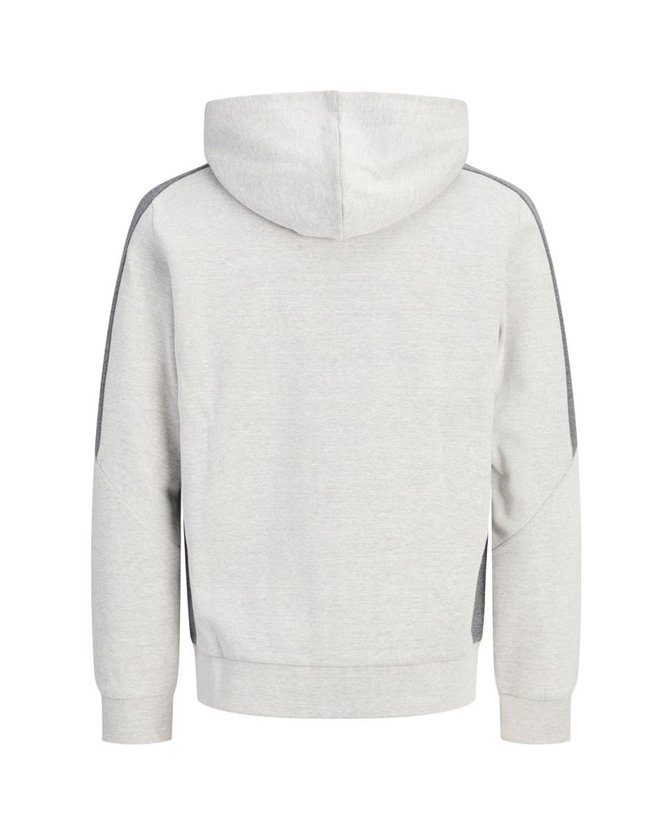 Sudadera de hombre con capucha - Jack & Jones - Gris claro Gris claro-6