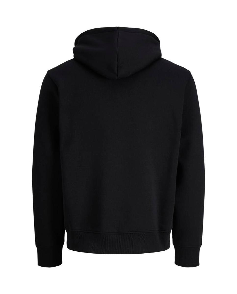 Sweatshirt com Capuz e Estampado à Frente Preto-2