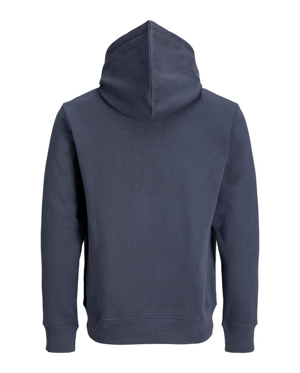 Sudadera de hombre con capucha y print frontal - Jack & Jones - Azul Azul-2