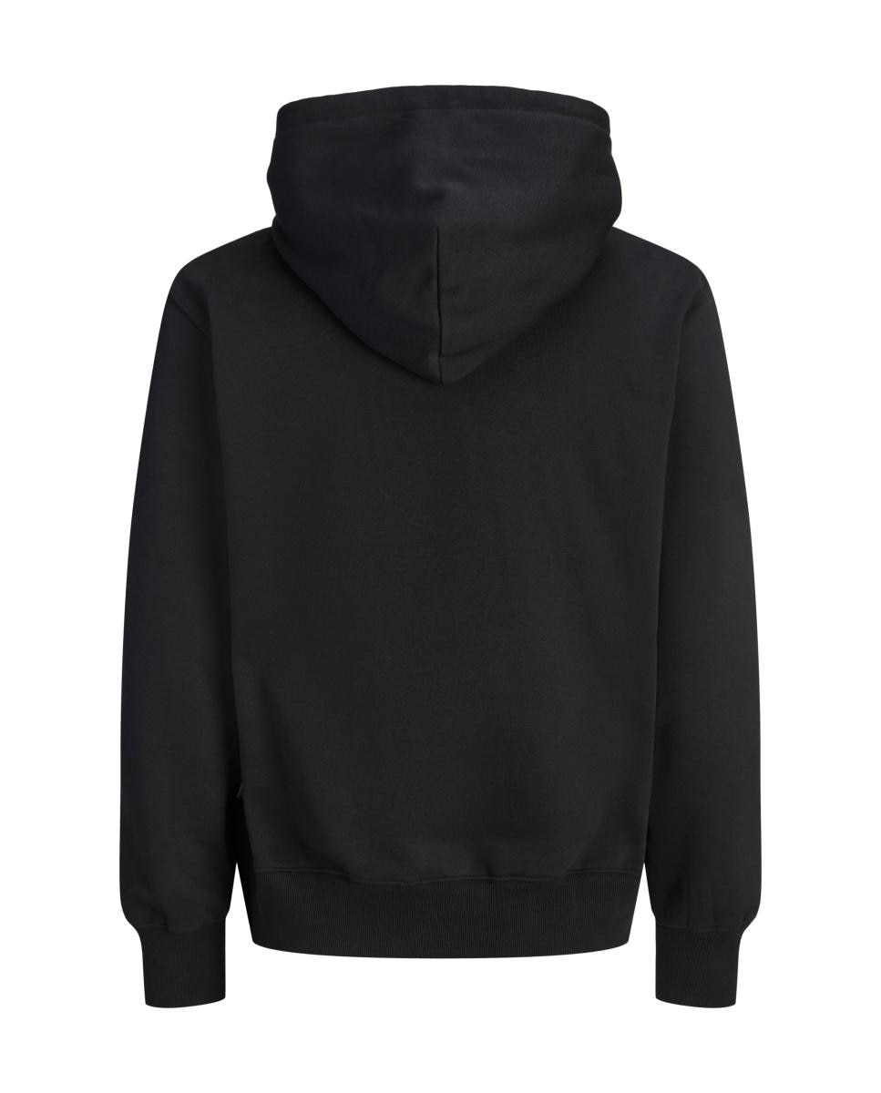 Sudadera de hombre con capucha y bolsillo frontal - Jack & Jones - Negro Negro-7