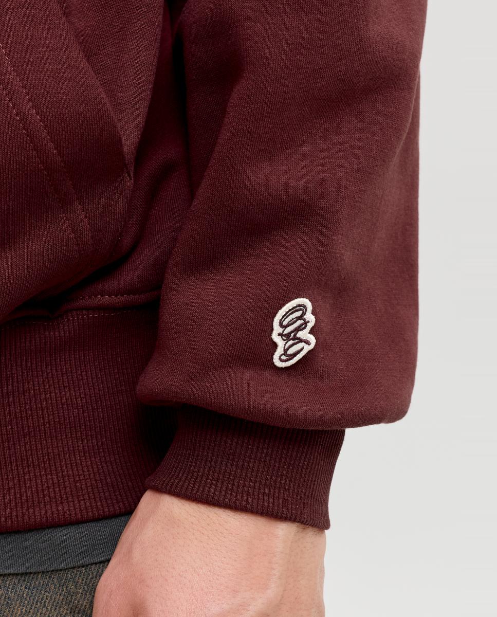 Sudadera de hombre con capucha y bolsillo frontal - Jack & Jones - Marrón Marrón-4