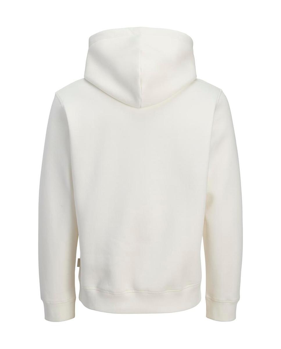 Sudadera de hombre con capucha y estampado frontal - Jack & Jones - Blanco Blanco-2