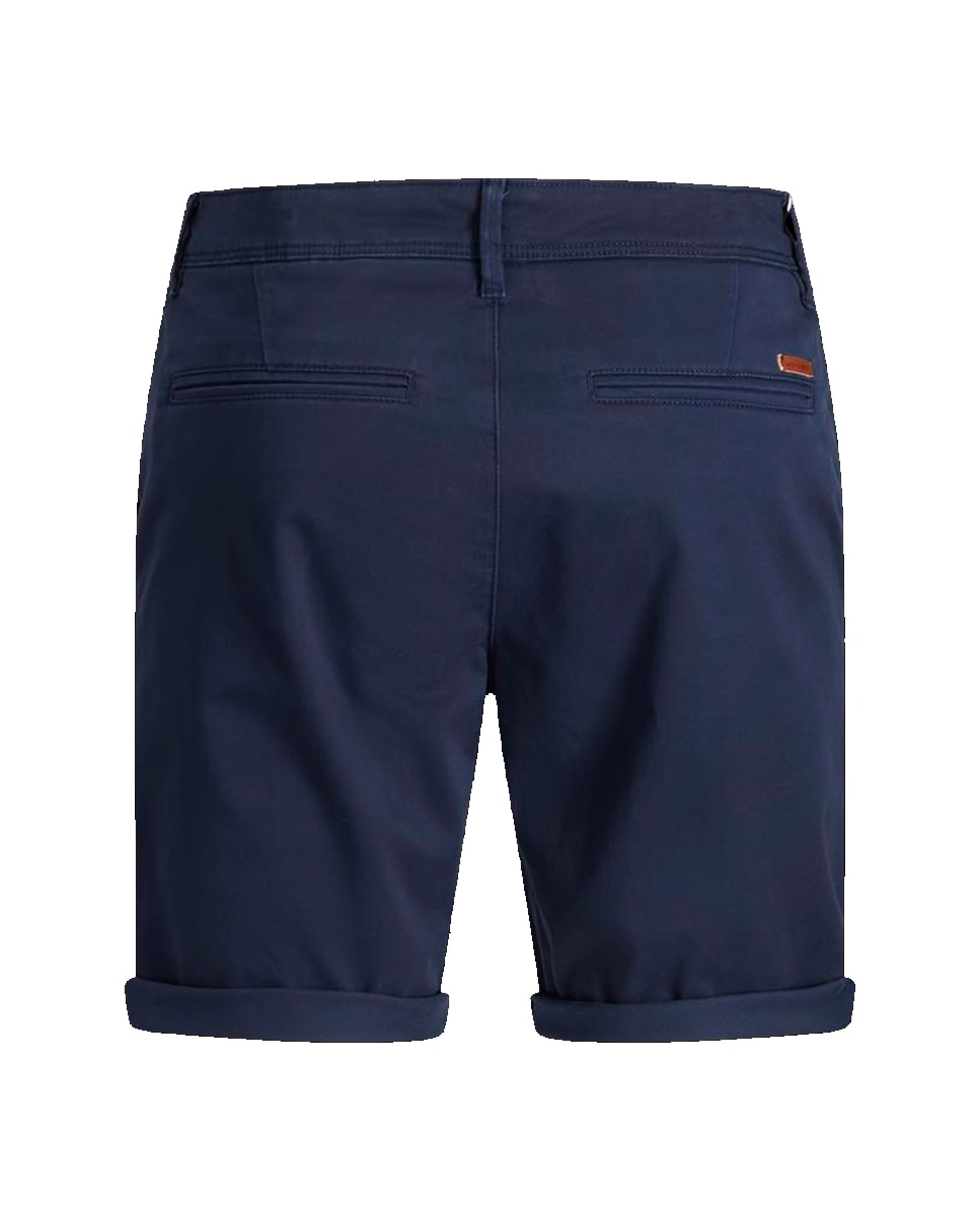 Bermudas chino de algodão BCI azul-marinho Azul-marinho-8