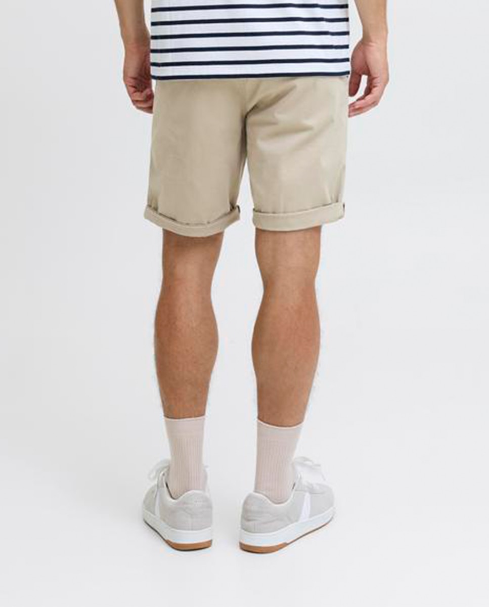 Bermudas chino verdes Bege-3