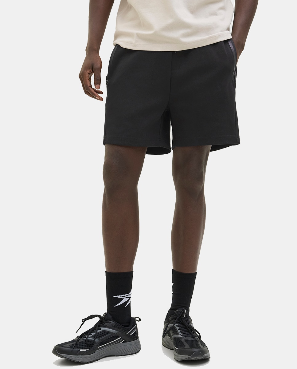 Bermudas con bolsillos a contraste laterales de hombre - Jack & Jones - Negro Negro-2