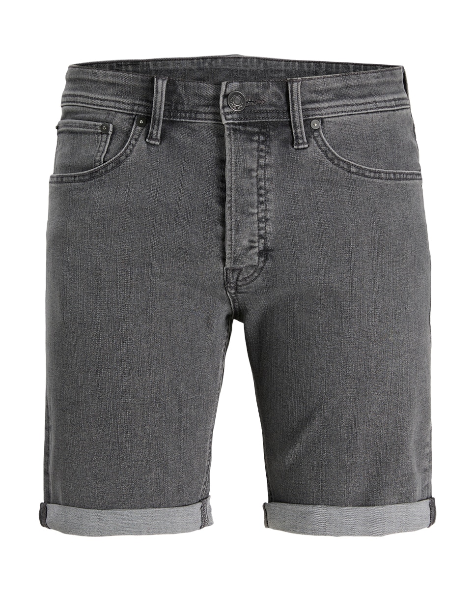 Bermudas de Ganga Regular Fit Cinzento-7