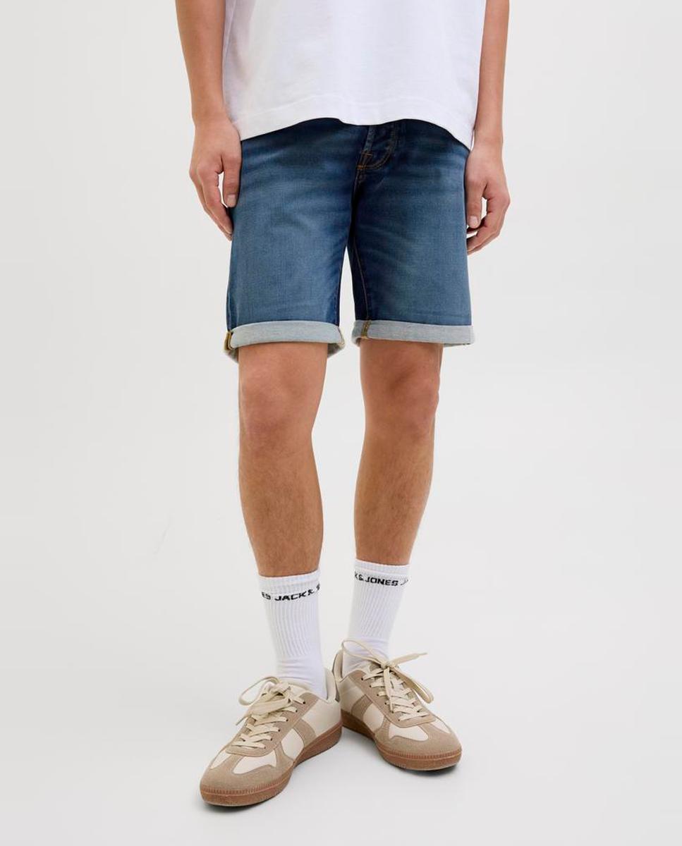 Bermudas de Ganga Regular Fit Azul-2