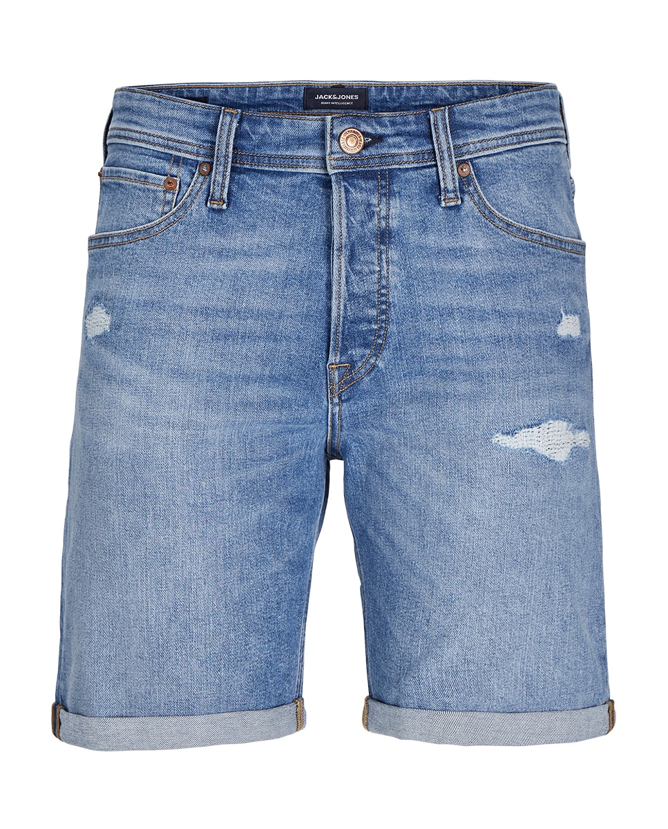 Bermudas de Ganga Regular Fit Azul-6