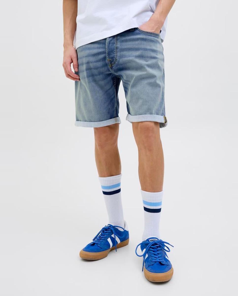 Bermudas de Ganga Regular Fit Azul-2