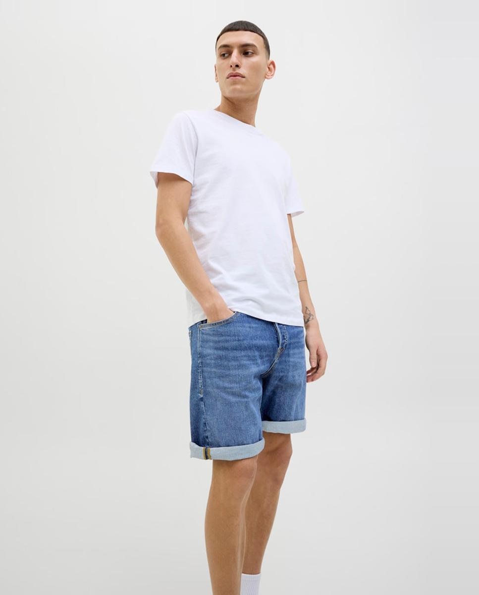 Bermudas de Ganga Regular Fit Azul-4