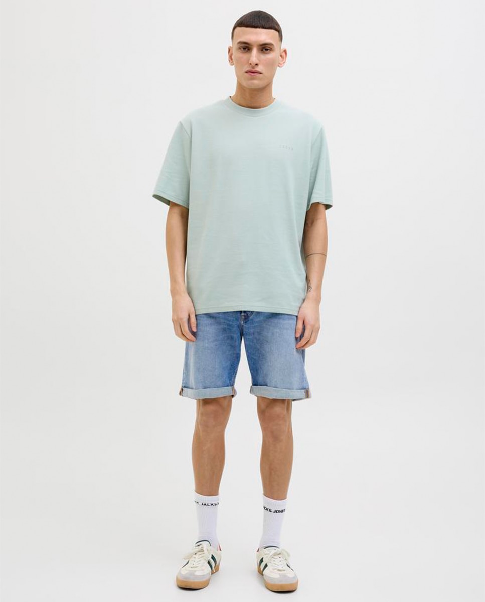 Bermudas de Ganga Regular Fit Azul-1