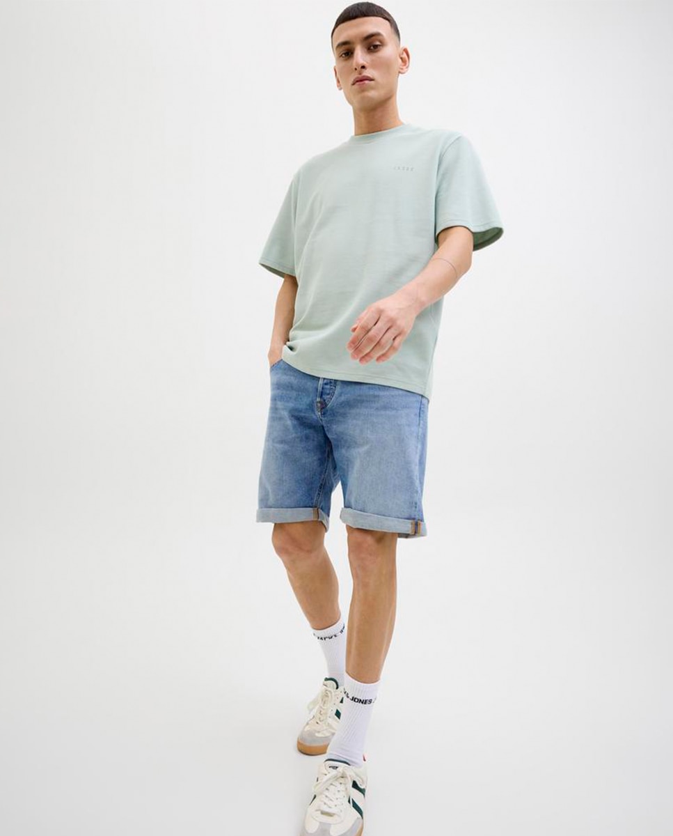 Bermudas de Ganga Regular Fit Azul-4