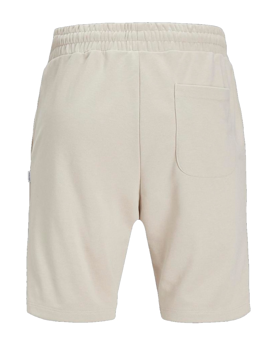 Bermudas Tipo Joggers Bege-8