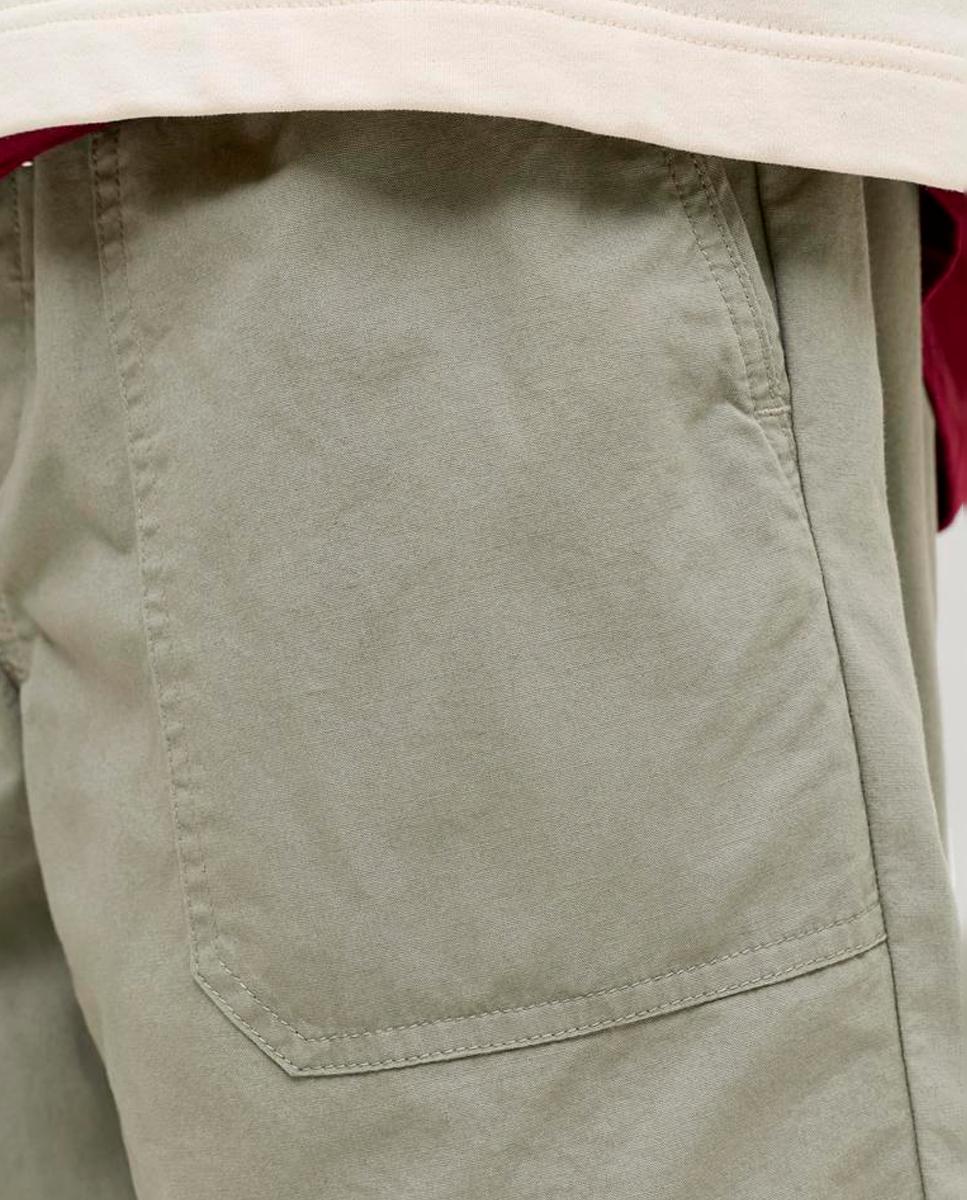 Bermudas Tipo Joggers Verde-4