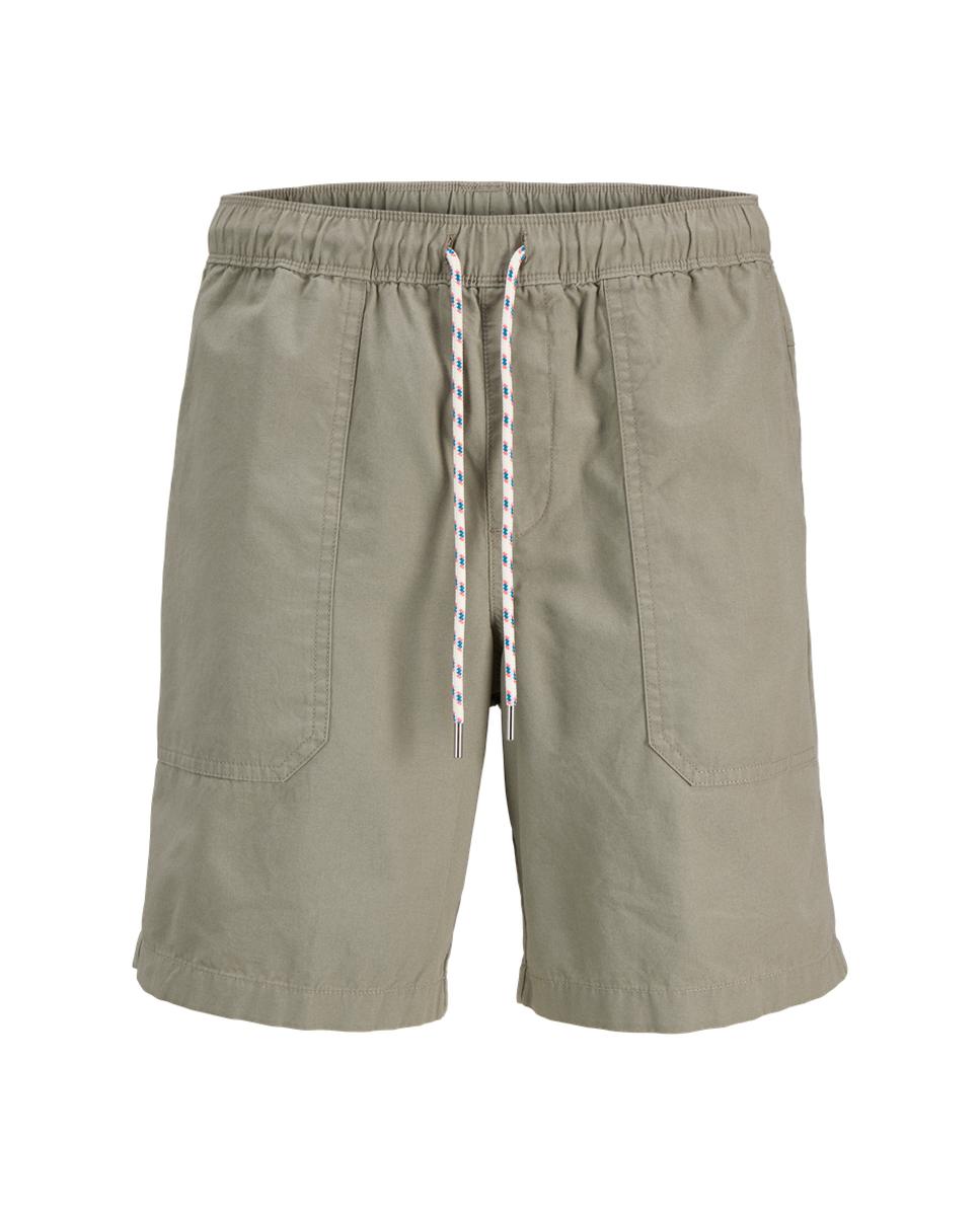 Bermudas Tipo Joggers Verde-6