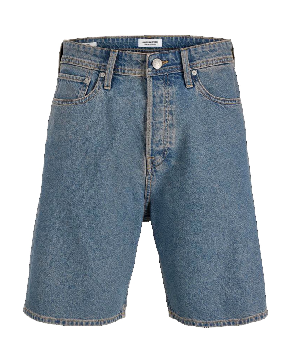 Bermudas de Ganga Relaxed Fit Azul-6